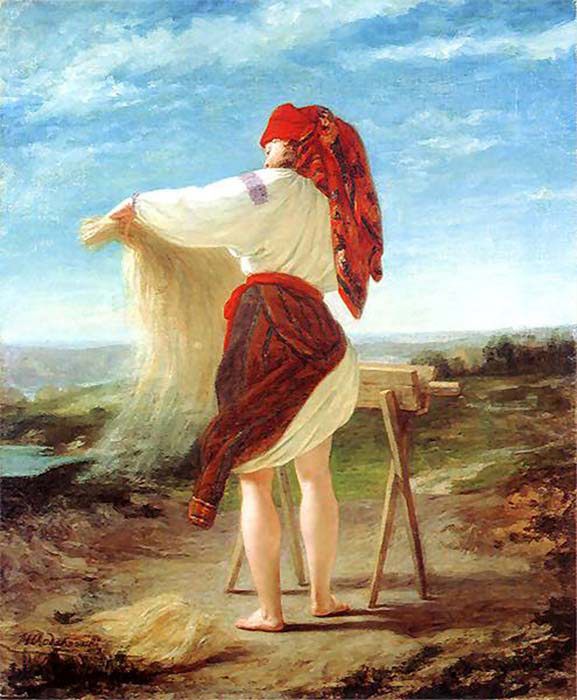 Miedlaca Peasant Linen with Tarlicy 